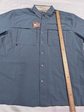 Bauer Light Blue Outdoor Shirt Mr SS Rainier Ripstop Shir